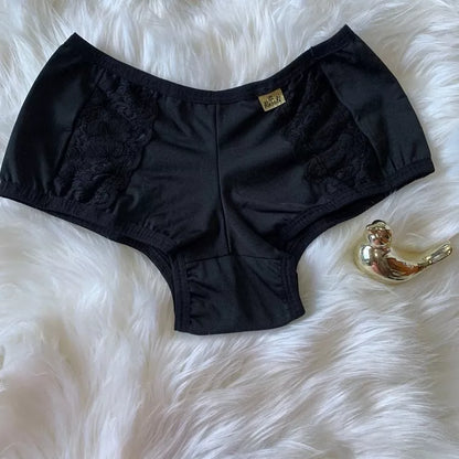 Calcinha estilo short Kit com 4 short Débora microfibra linha lingerie de luxo!