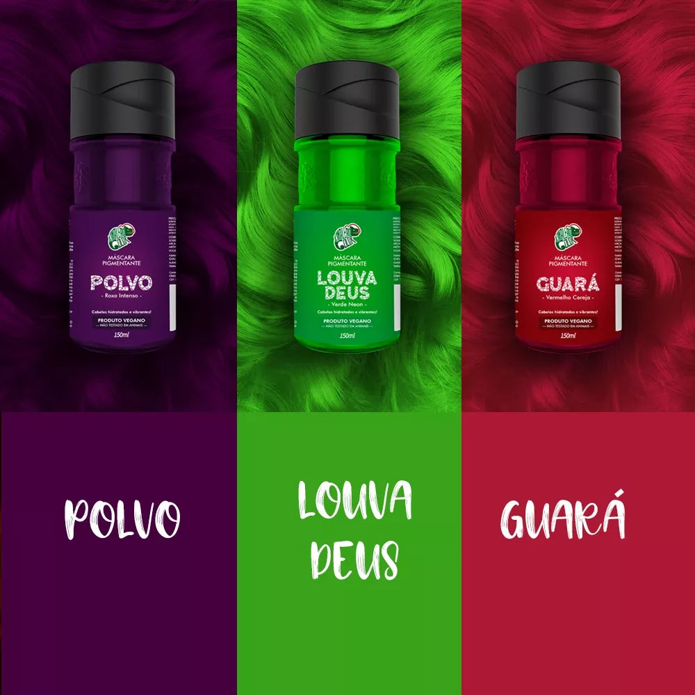 Kamaleão Color Tonalizantes Coloridos 150ml Máscara Pigmentante (Tinta de Cabelo)