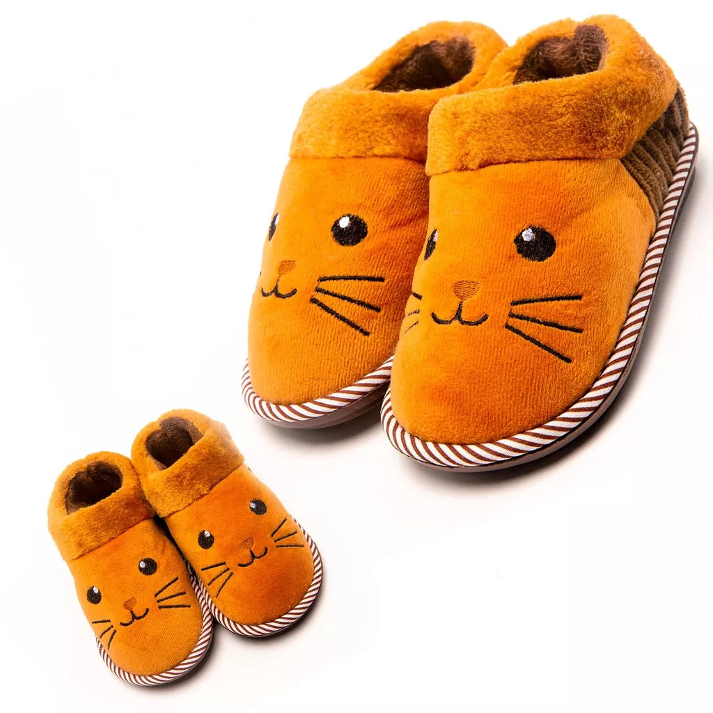 Pantufa De Casa Infantil Menino Menina Pelúcia Confortável Inverno