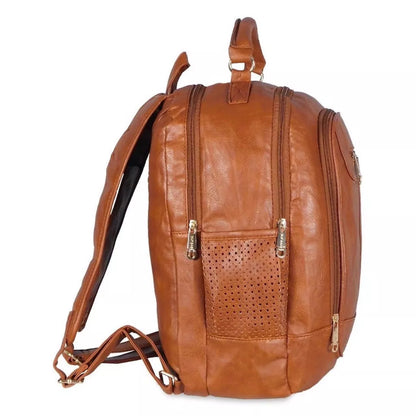 Mochila Bolsa Feminina GRANDE Escolar Trabalho Viagem Couro Sintéticos