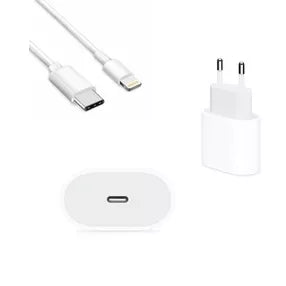 Kit Carregador De iPhone Fonte + Cabo Carregamento Rápido PD 20w