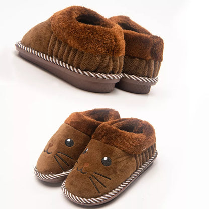 Pantufa De Casa Infantil Menino Menina Pelúcia Confortável Inverno