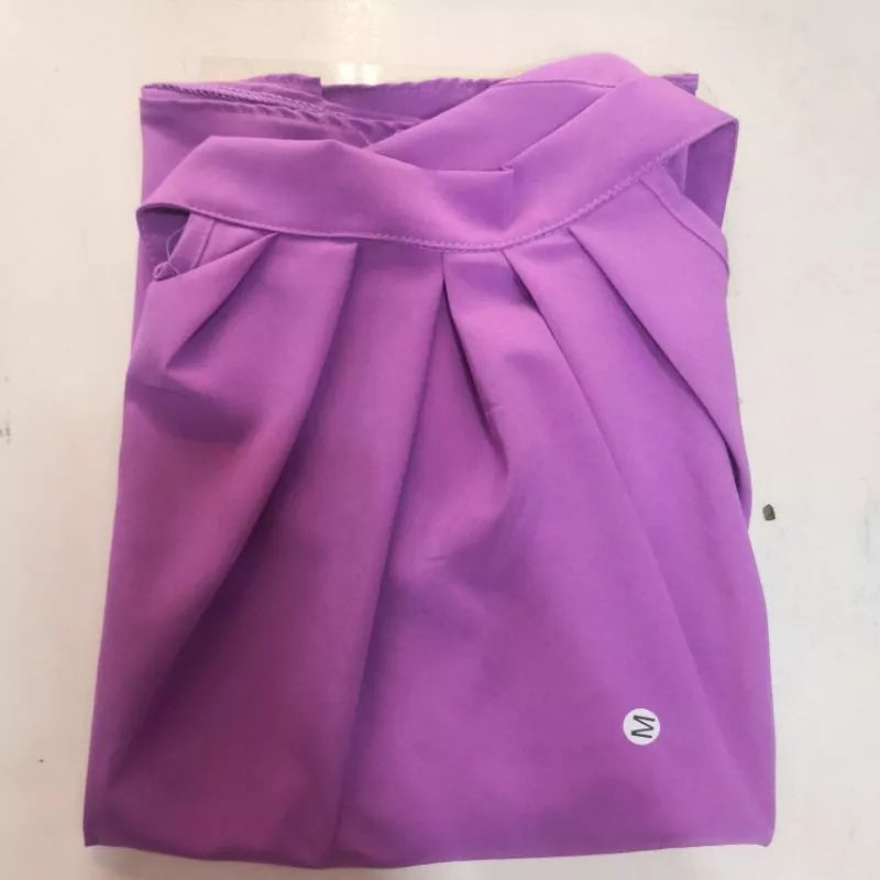 Blusa Feminina Gola Alta Laço Pescoço Crepe Moda Evangelica