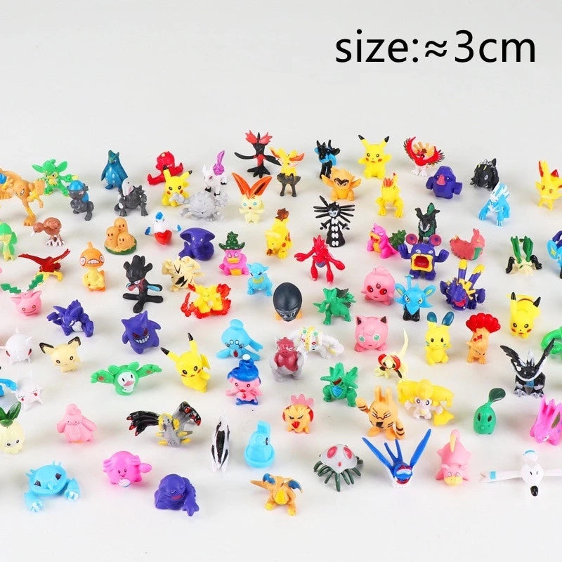 7 cm multicolorido pokémon bola pokémon de alta qualidade brinquedo figura 2-3 cm para crianças presente de aniversário