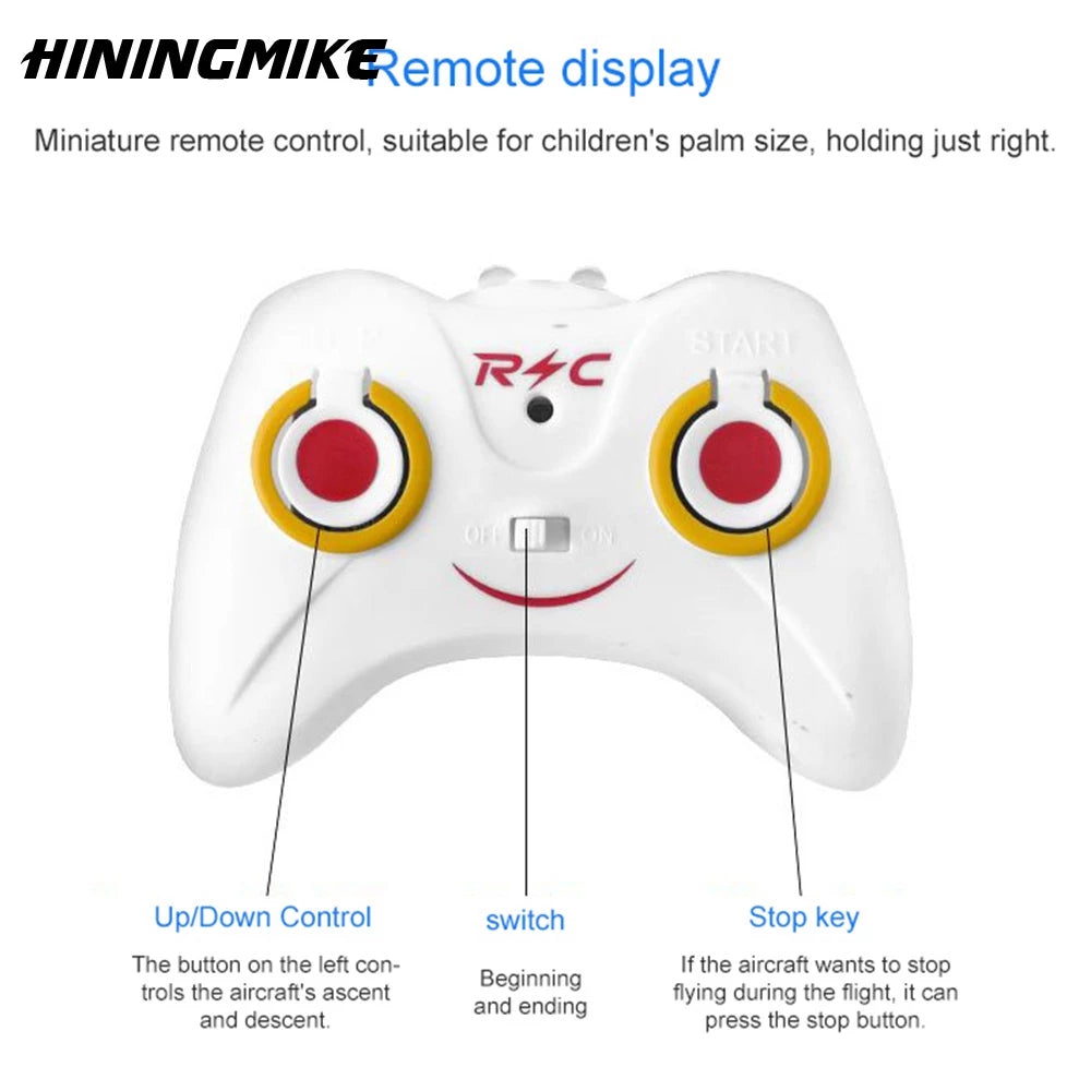 Helicóptero de Brinquedo de Controle Remoto Mini Zangão Recarregável Infravermelho De Indução