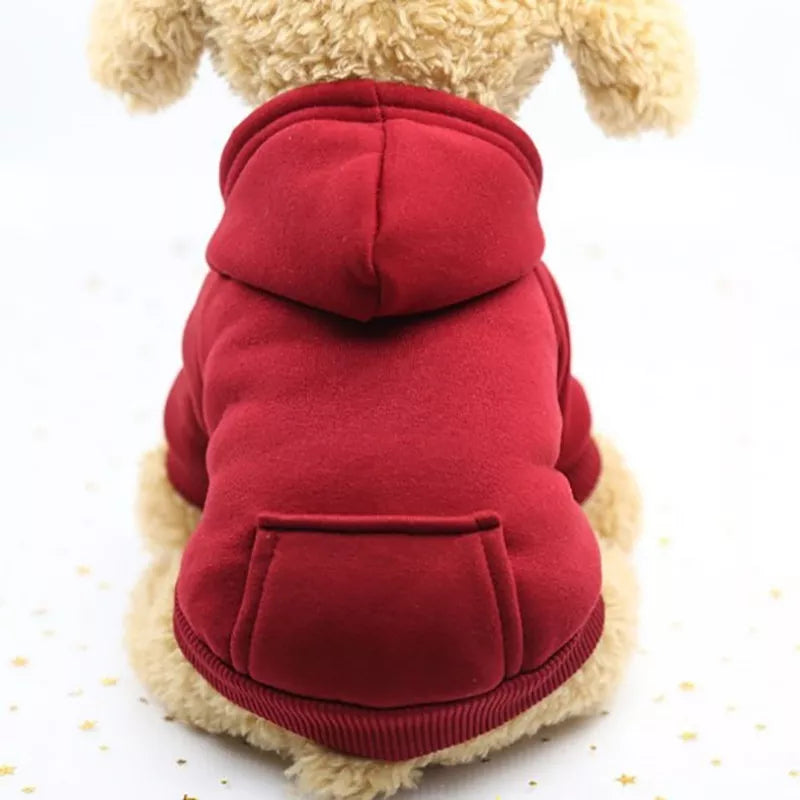 Moletom Para Cães Cor Sólida Animal De Estimação Simples