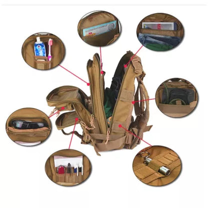 Mochila Assault Militar Camping Pubg Free Fire