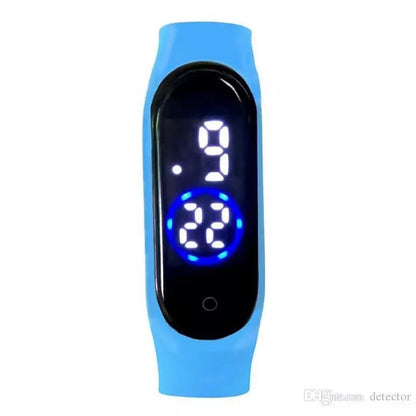 LED Relógio M4 Pulseira  digital  Esportivo A prova água feminino masculino