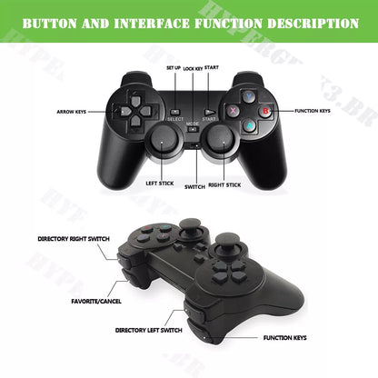 video game Jogo Vara 4k Clássico Retro Vio Sem Fio Video Game U8 Console Equipped Com O Sistema De Novo Mais Do Que 3500/10000 Jogos