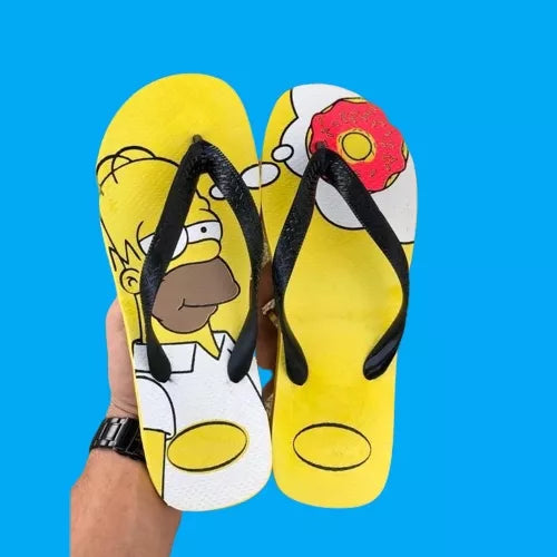chinelo masculino adulto diversas estampas sandália