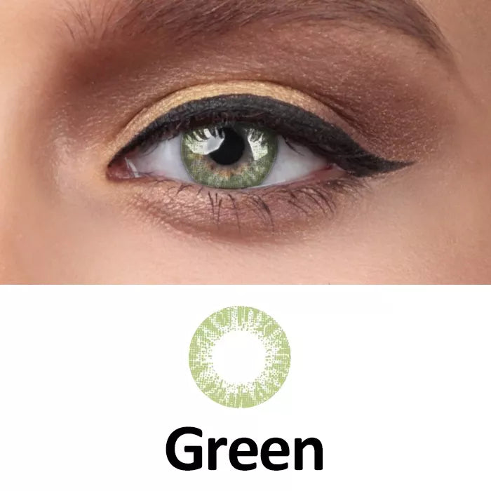 ZELIN Lente de Contato Colorida Aparência Natural Uso Anual Para Maquiagem Dos Olhos