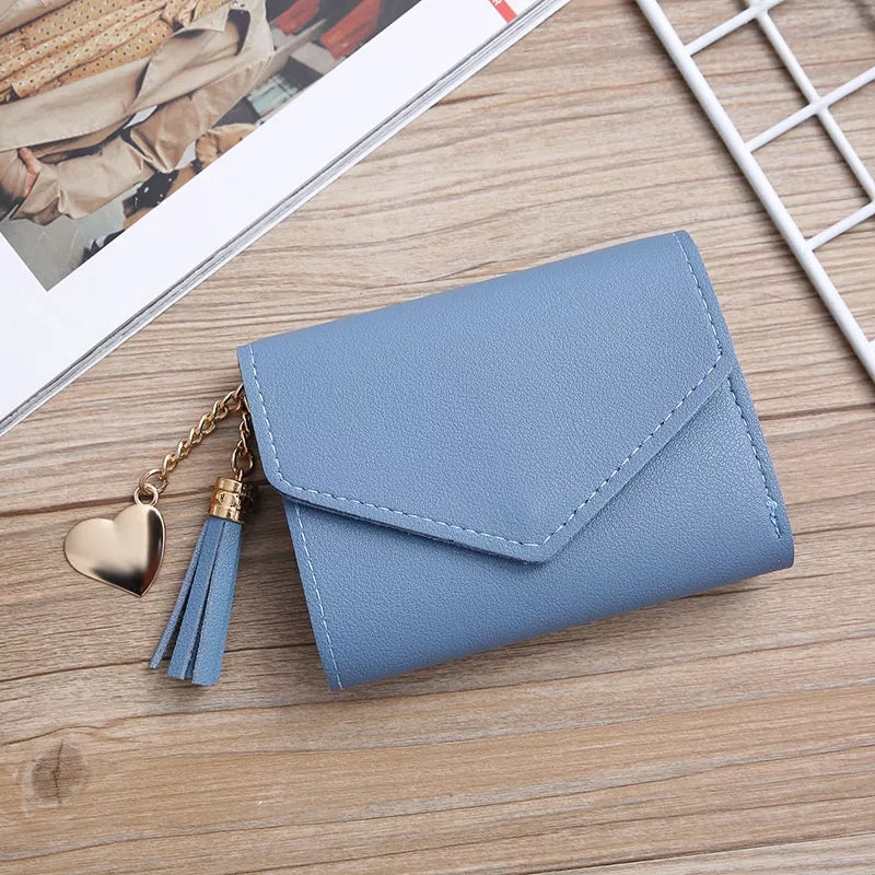 Carteira Feminina Com Franjas/Bolsa Porta-Cartões/Bolsa De Mão/Porta-Cartões