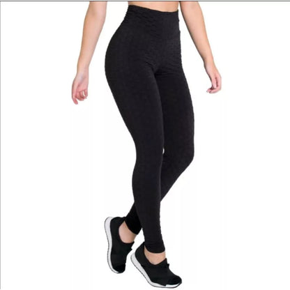 Legging Bolha Suplex Cós Alto Empina Bumbum Fitness Academia legue suplex textura Flocada Leg Cintura alta qualidade