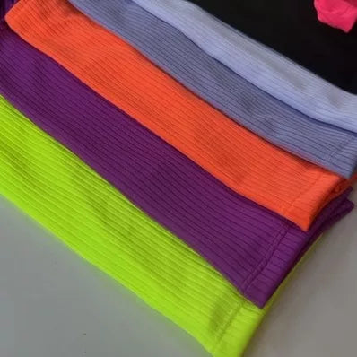 Cropped  Regata Feminina Malha Canelada Verão 2023