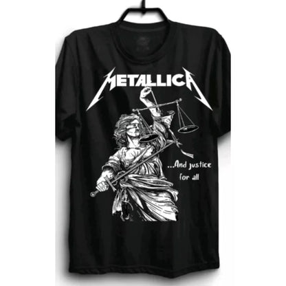 Camiseta Banda de Rock Led Zeppelin Metallica Raul Seixas Nirvana Ramones Slipknot