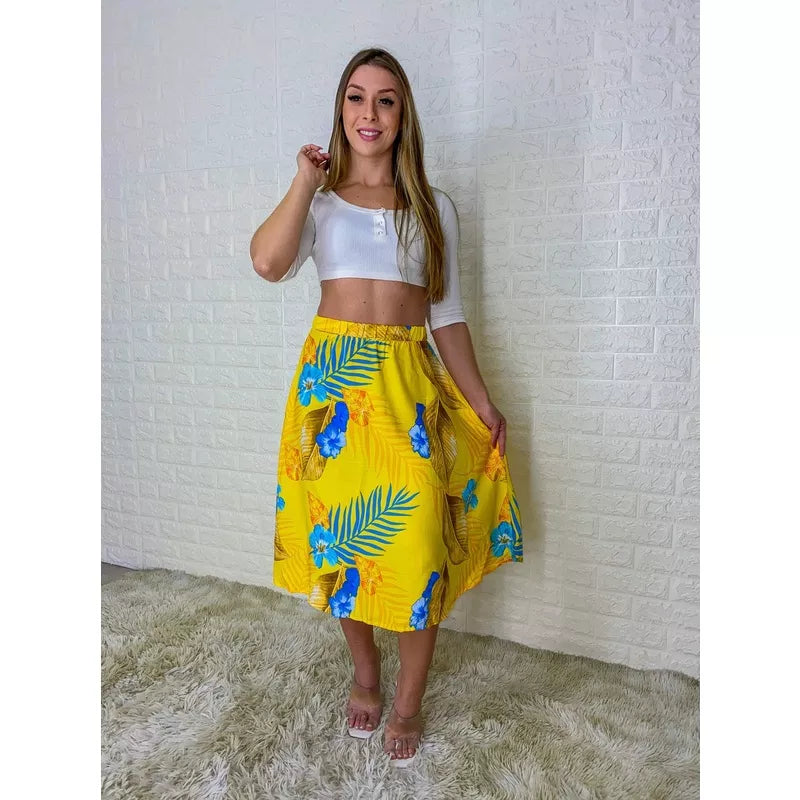 Saia Feminina Viscose (sem Forro) - Moda Evangelica