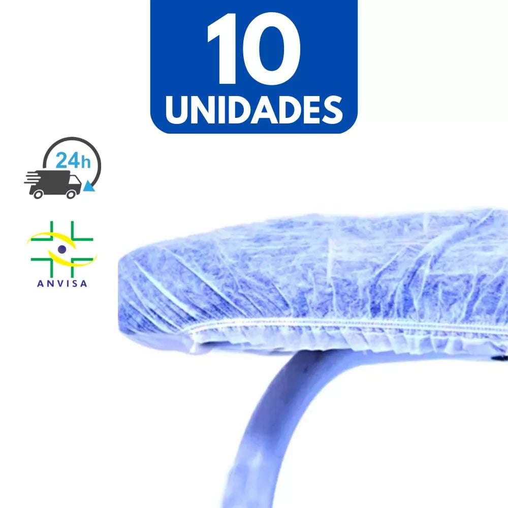 Lençol Descartável TNT Branco Maca 2,00x0,90 C/ Elástico 10 Unidades Anvisa Soft Gramatura 20