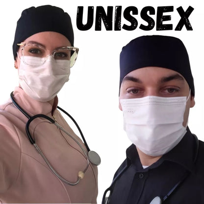 Touca Cirúrgica Bandana Gorro Odonto Enfermagem Veterinária Dentista De Amarrar