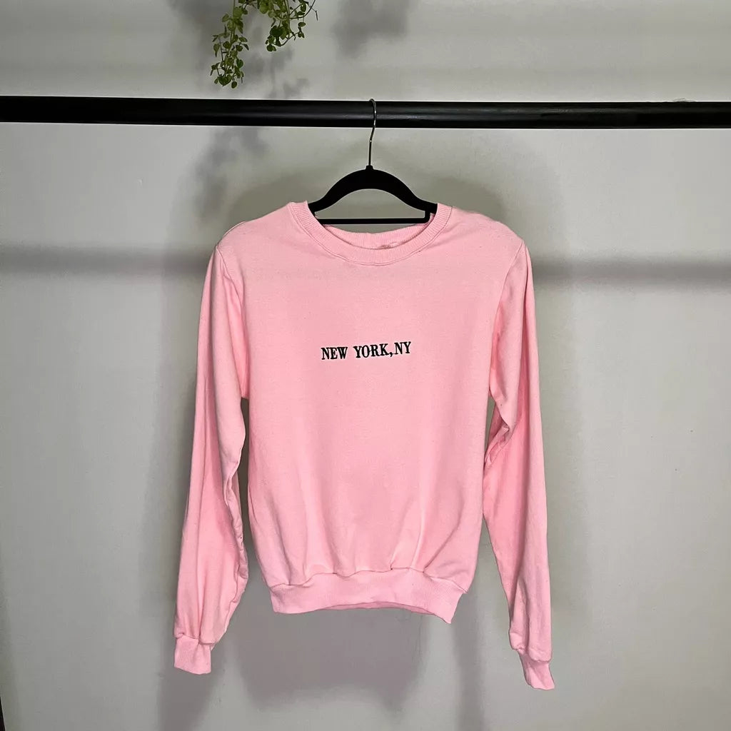 Blusa Moletom Feminino Casaco Flanelado Blusa de Frio Algodão Liso Bordado