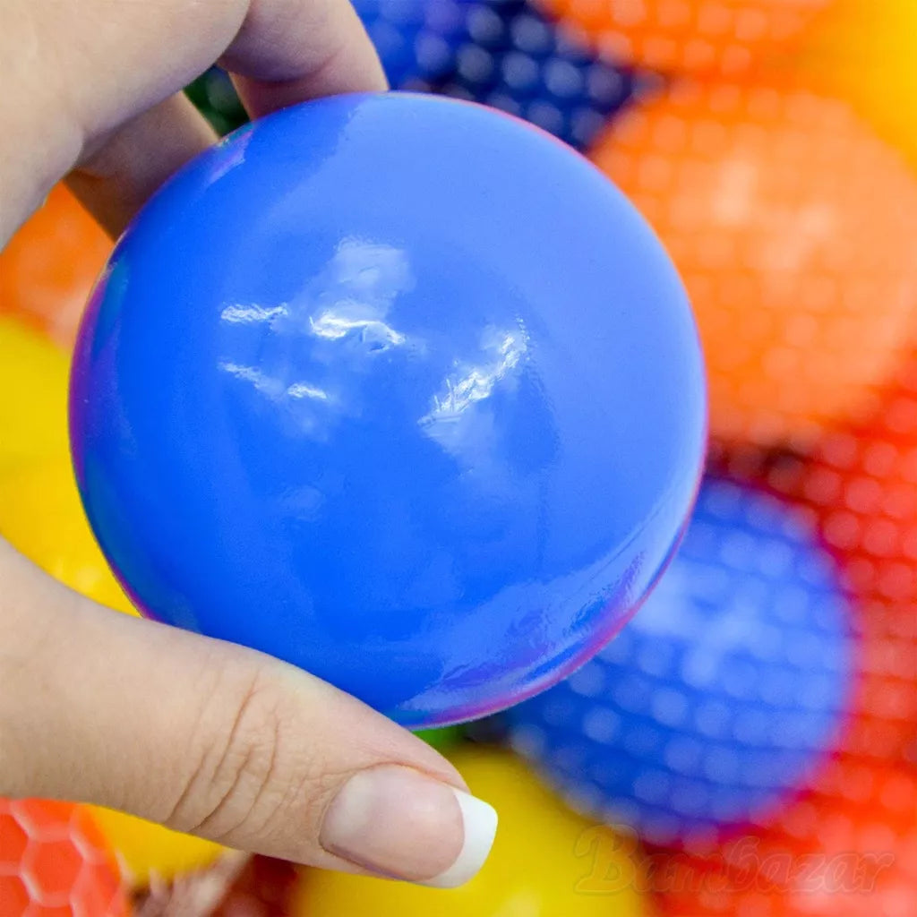 Bolinhas para piscina até 400 bolinhas Coloridas Infantil de Plástico para Piscina de Bolinha tunel toca tenda brincar