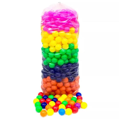 Bolinhas para piscina até 400 bolinhas Coloridas Infantil de Plástico para Piscina de Bolinha tunel toca tenda brincar