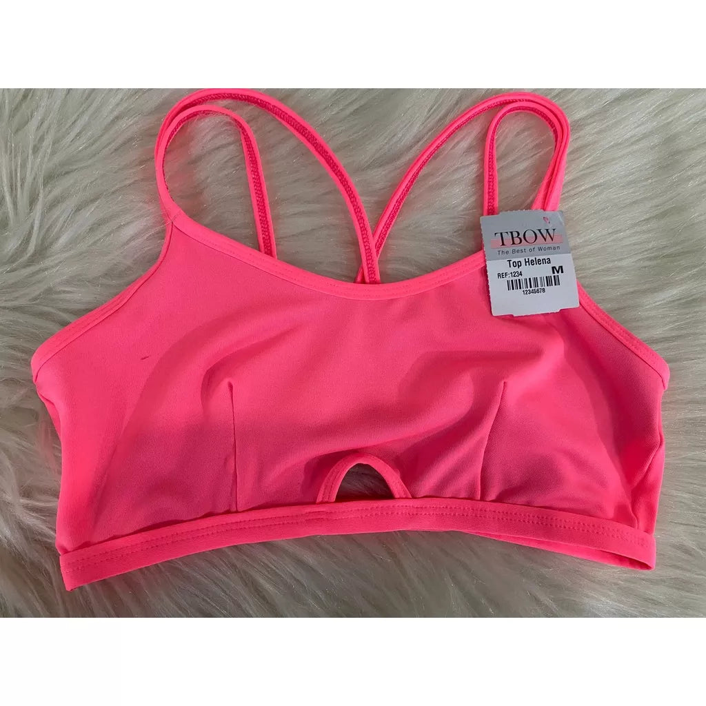 Top Fitness Feminino Alça Fina Academia