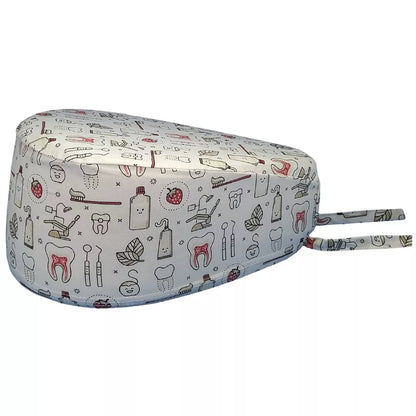 Touca Cirúrgica Bandana Gorro Odonto Enfermagem Veterinária Dentista De Amarrar