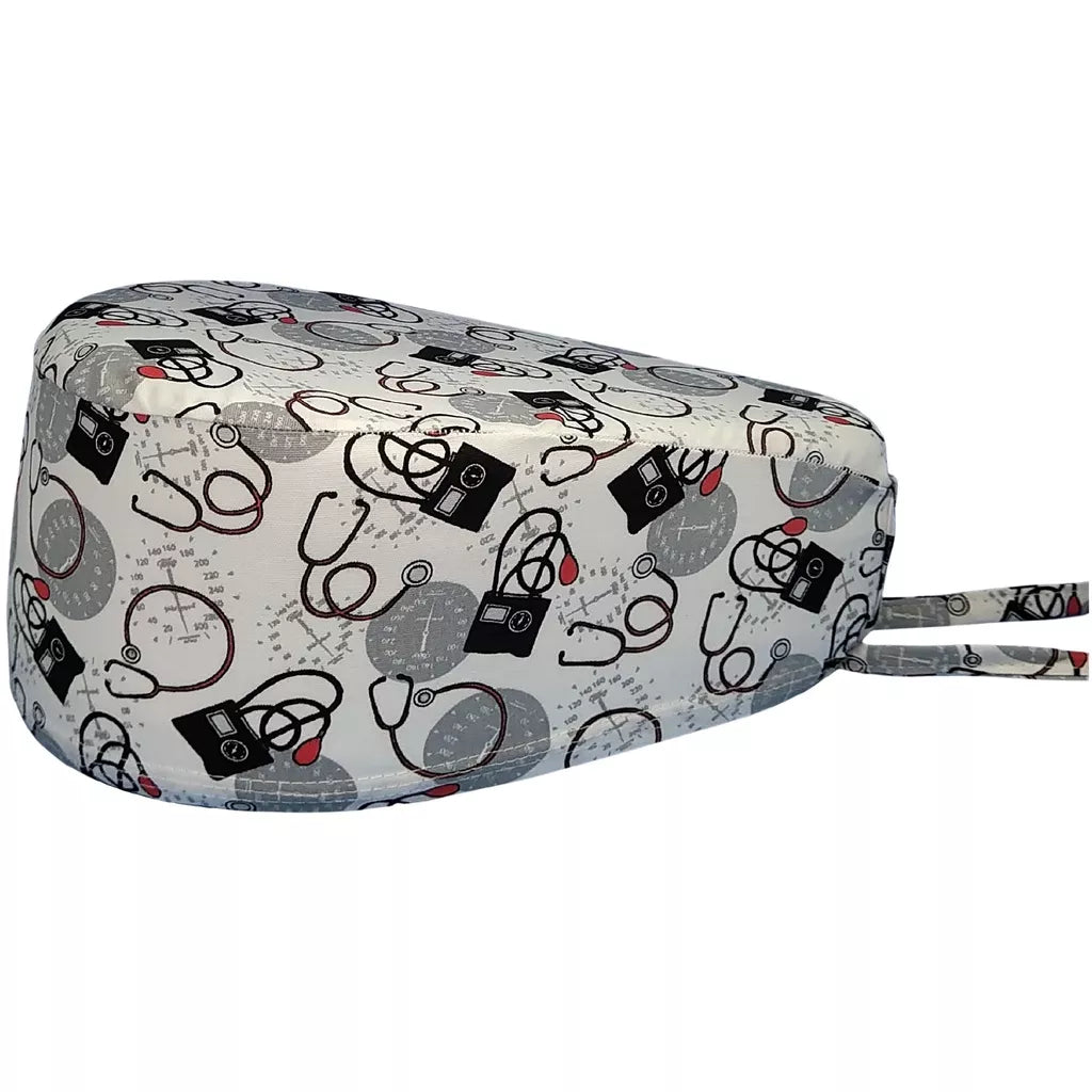 Touca Cirúrgica Bandana Gorro Odonto Enfermagem Veterinária Dentista De Amarrar