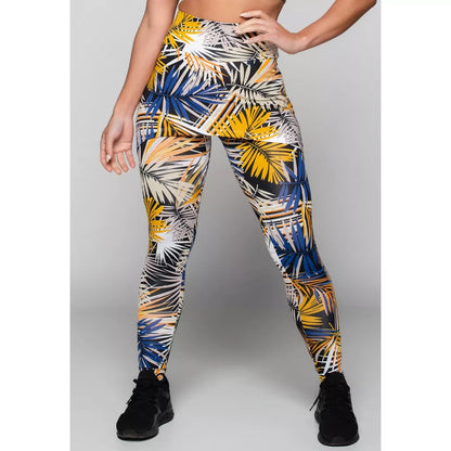 Calça Legging Suplex Saia Tapa Bumbum Estampada Cintura Alta Fitness