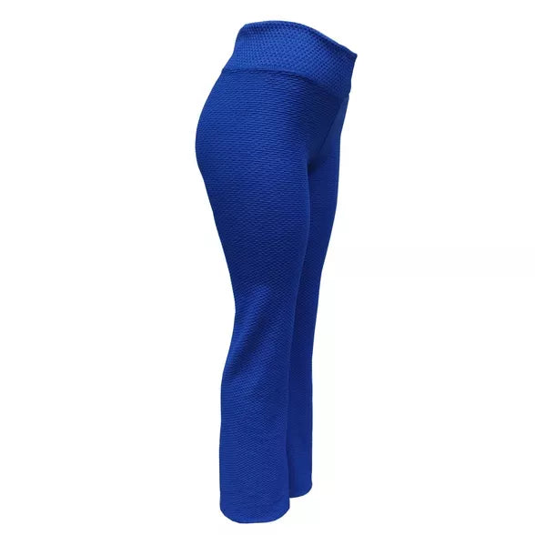 Calça Feminina Flare Bailarina Colmeia Casual