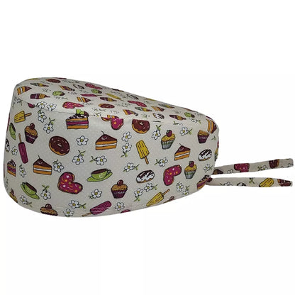 Touca Cirúrgica Bandana Gorro Odonto Enfermagem Veterinária Dentista De Amarrar