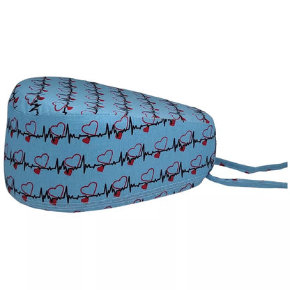 Touca Cirúrgica Bandana Gorro Odonto Enfermagem Veterinária Dentista De Amarrar
