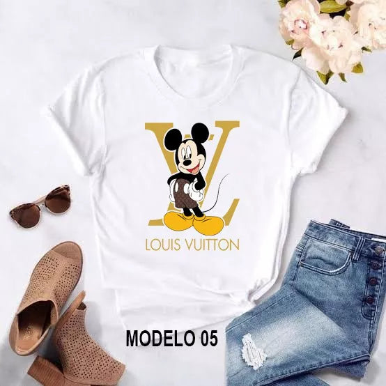 Baby Look Estampas Variadas REF 07
