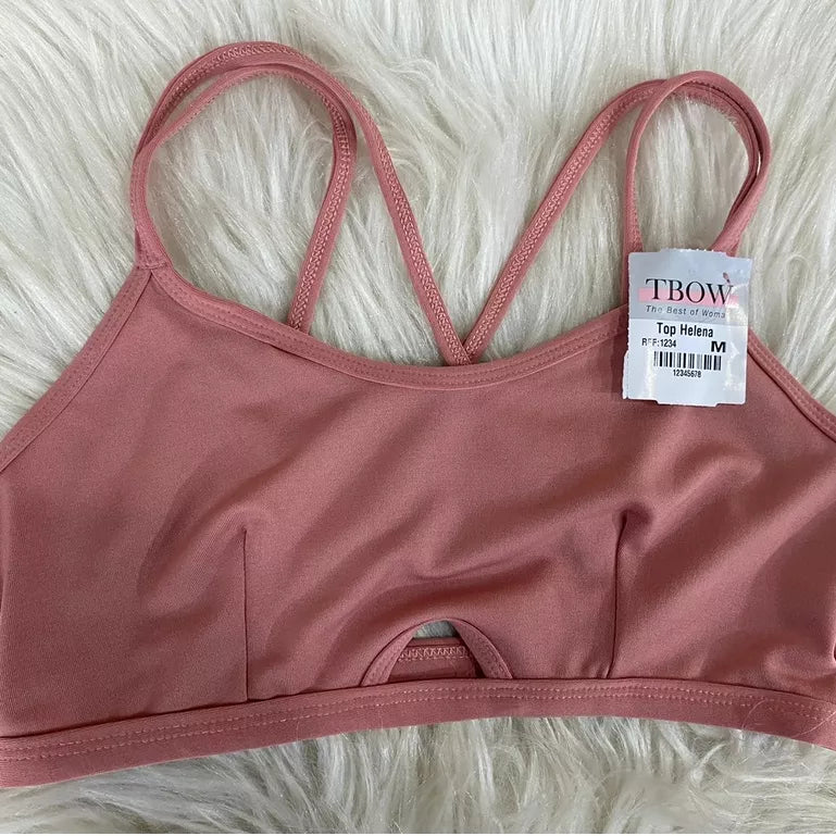 Top Fitness Feminino Alça Fina Academia