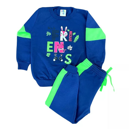 Kit Sortido 6 Peças de Roupas Feminino Infantil Inverno – 3 blusas casacos + 3 calças de 1 ao 10 – Kit 3 Conjuntos Moletom Infantil Menina Inverno com Calça e Casaco