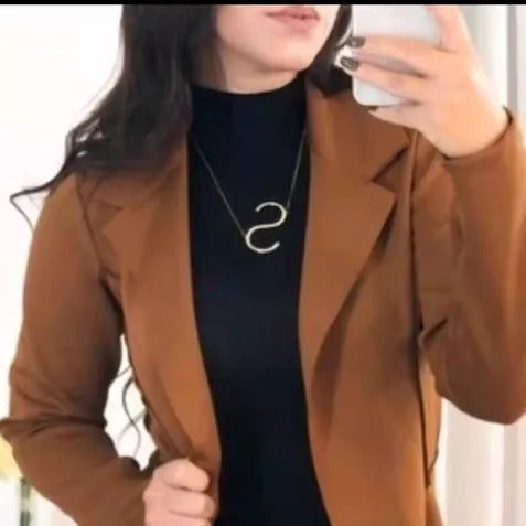 Blazer Feminino em Neoprene Casaco curto Varias Cores com babado Terninho Social aberto