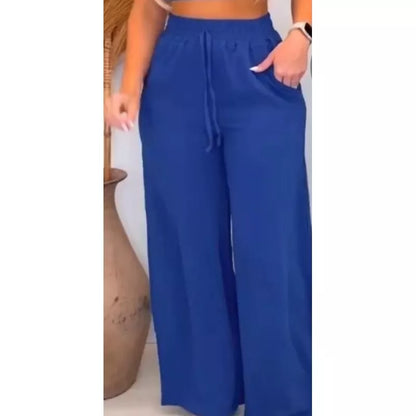 Calça Pantalona Elástico Modinha