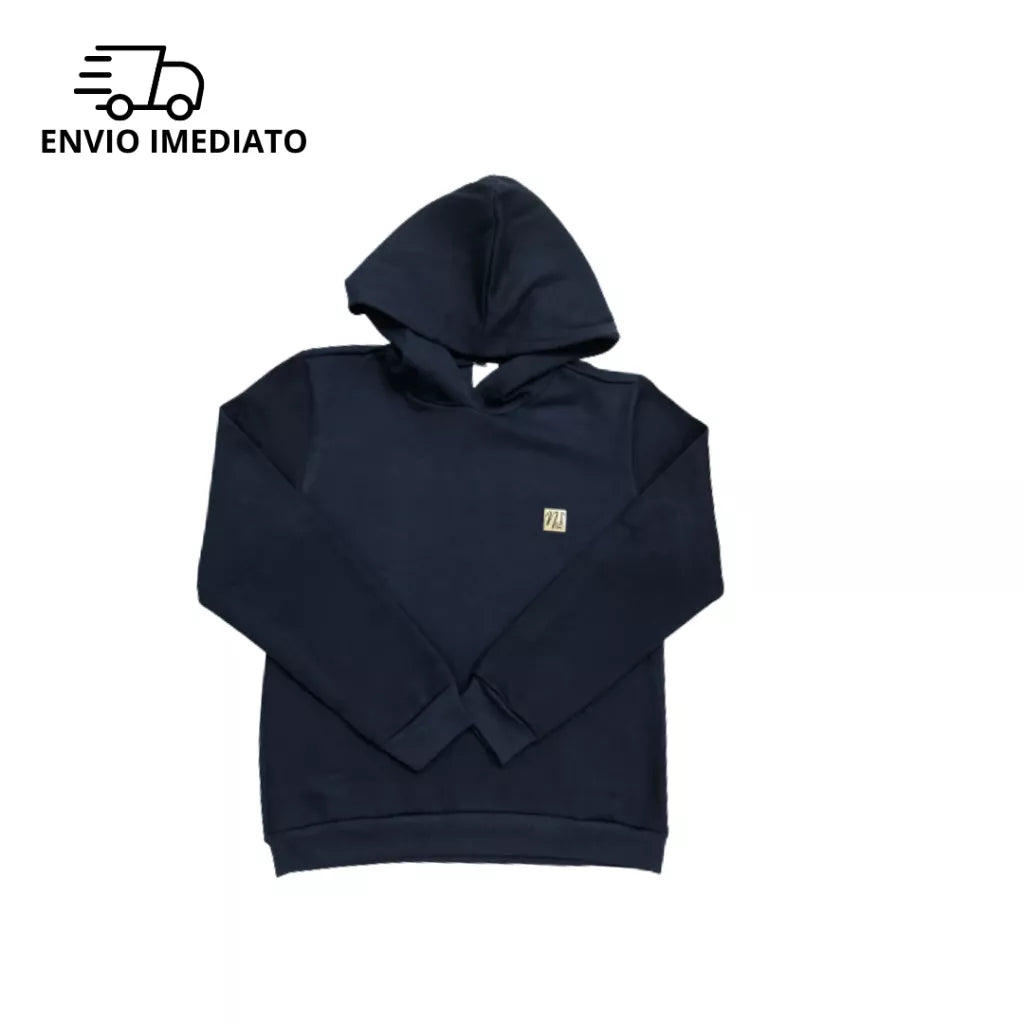 Casaco de Moletom Infantil Pelúciado Unissex Menino e Menina Inverno- Sem/Estampa
