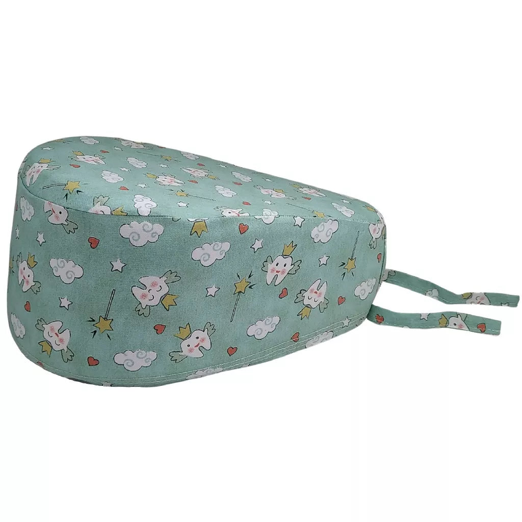 Touca Cirúrgica Bandana Gorro Odonto Enfermagem Veterinária Dentista De Amarrar