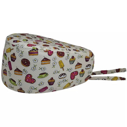 Touca Cirúrgica Bandana Gorro Odonto Enfermagem Veterinária Dentista De Amarrar