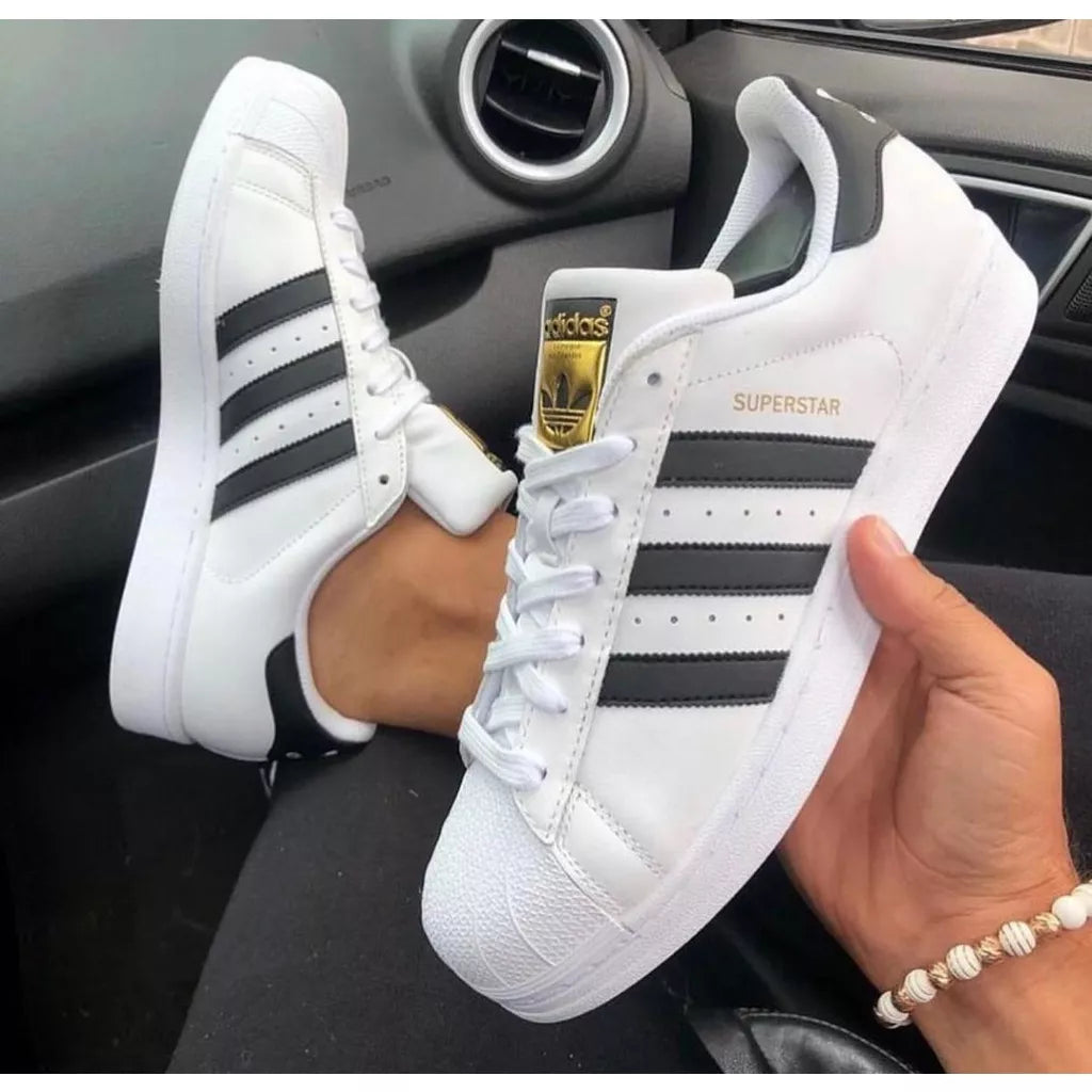 Tênis Super Star Masculino\Feminino BRANCO\PRETO MEGA PROMOÇÃO !!!!!