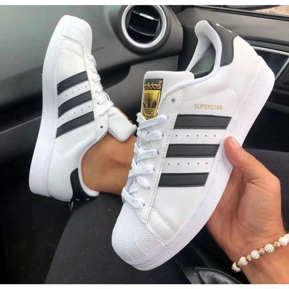 Tênis Super Star Masculino\Feminino BRANCO\PRETO MEGA PROMOÇÃO !!!!!
