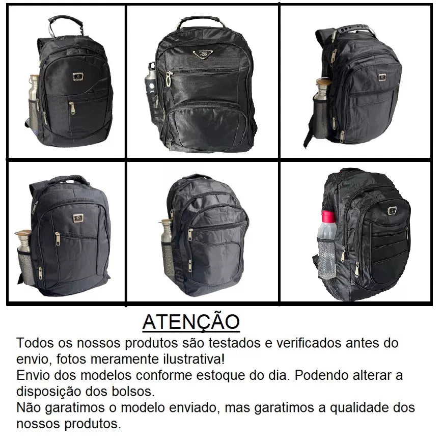 Mochila Masculina Feminina Escolar Bolsa Impermeável Oferta