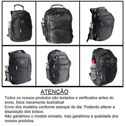 Mochila Masculina Feminina Escolar Bolsa Impermeável Oferta