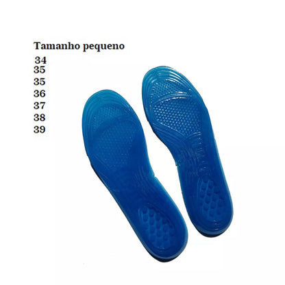 Palmilha Ortopédica Gel de Silicone para Dores nos Pés