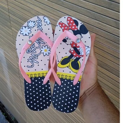 Chinelo Feminino Slim Personagem Promoção