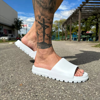 Chinelo Slide Nuvem Ortopédico Confortável Leve Macio em EVA Unissex