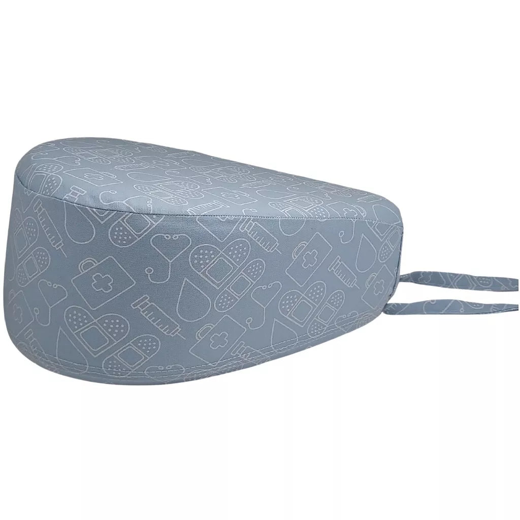 Touca Cirúrgica Bandana Gorro Odonto Enfermagem Veterinária Dentista De Amarrar