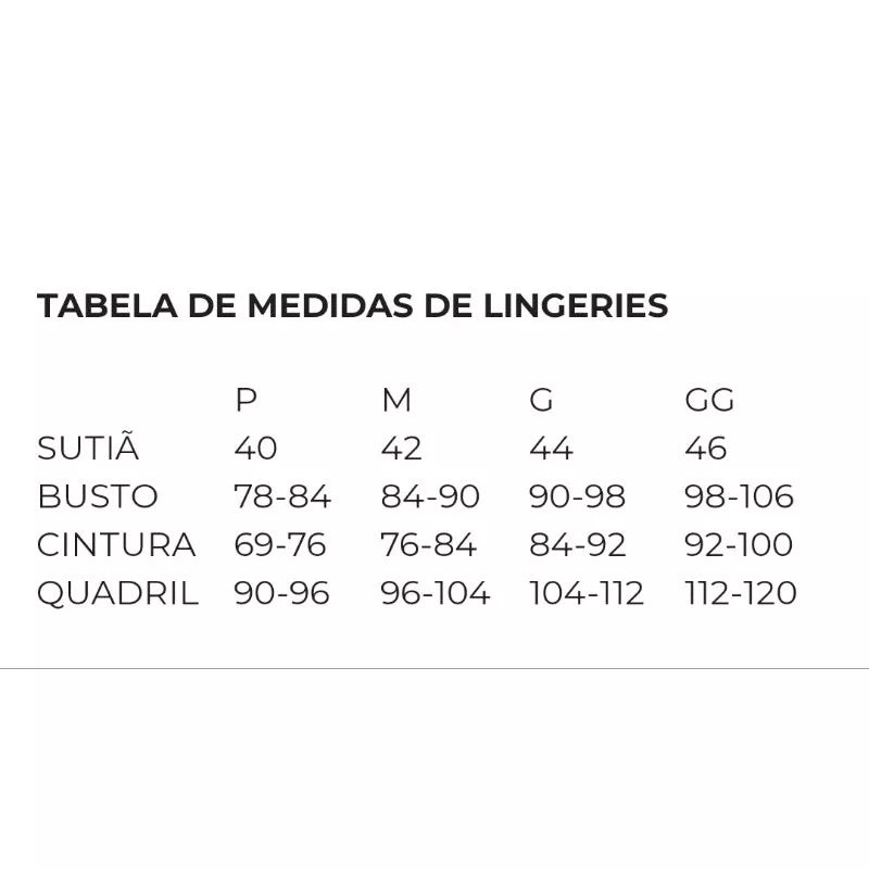 Body sexy com algemas