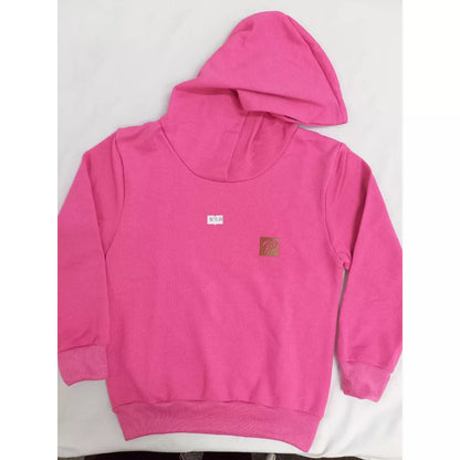 Casaco de Moletom Infantil Pelúciado Unissex Menino e Menina Inverno- Sem/Estampa